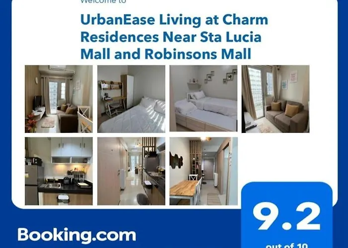 Urbanease Living At Charm Residences Near Sta Lucia Mall And Robinsons Mall Manila